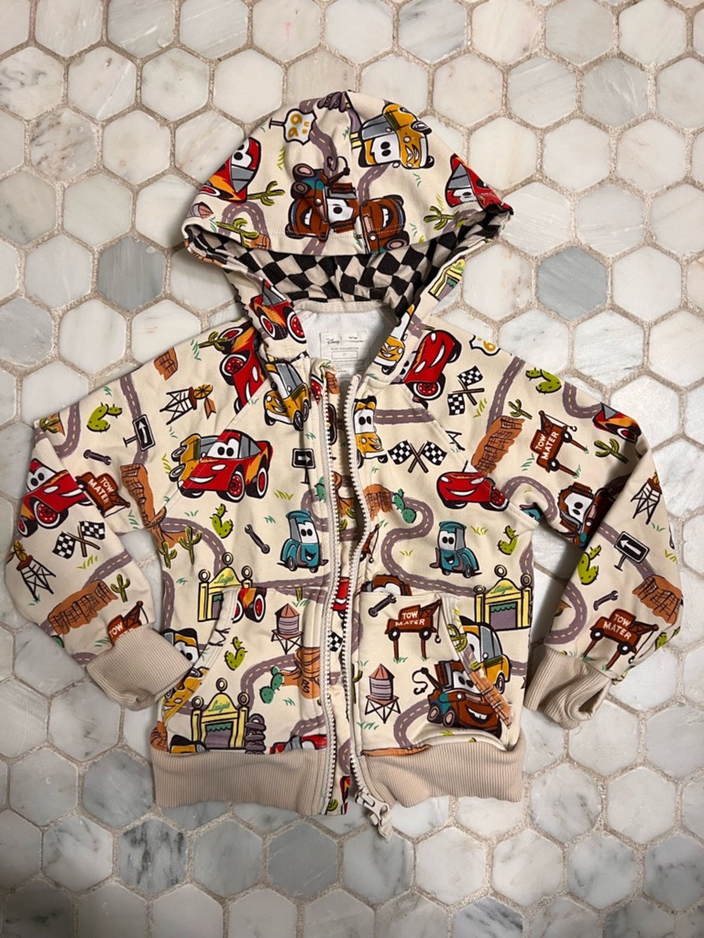 Little Sleepies Cars Hoodie - 3T